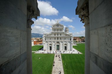 Katedralde campo dei miracoli Pisa (İtalya)