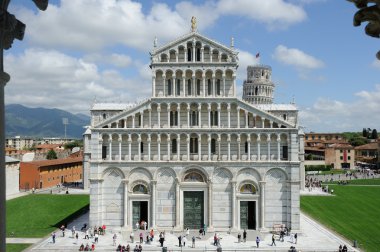 Katedralde campo dei miracoli Pisa (İtalya)