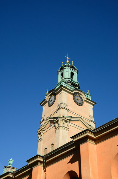 A famous historical building in Stockholm