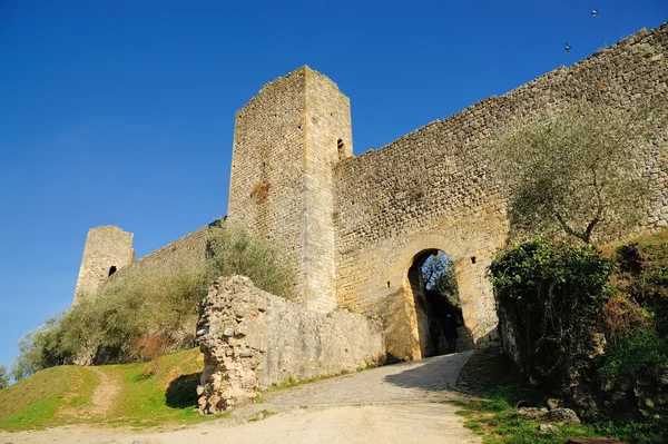 Τα τείχη της monteriggioni — Φωτογραφία Αρχείου