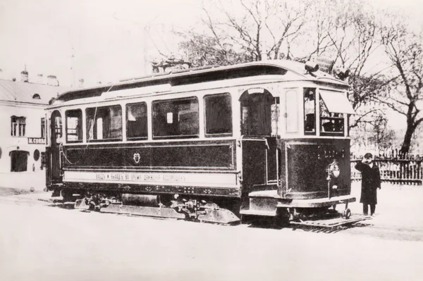 Historické tramvaje — Stock fotografie