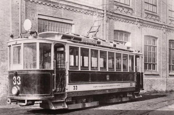 Historické tramvaje — Stock fotografie