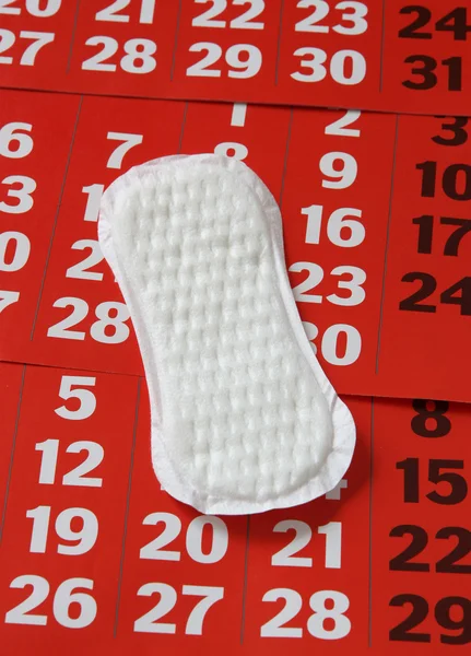 Stock image Sanitary pad.