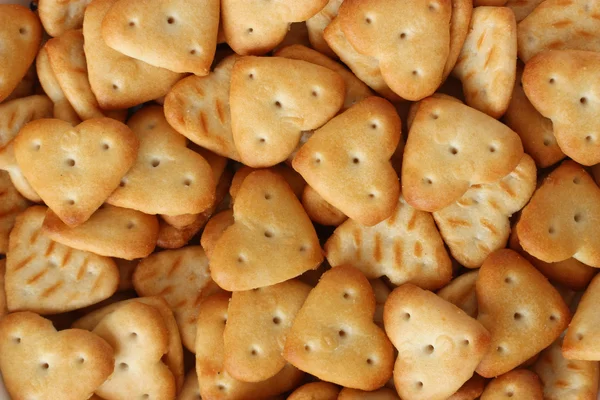 Hintergrund von Crackern. — Stockfoto