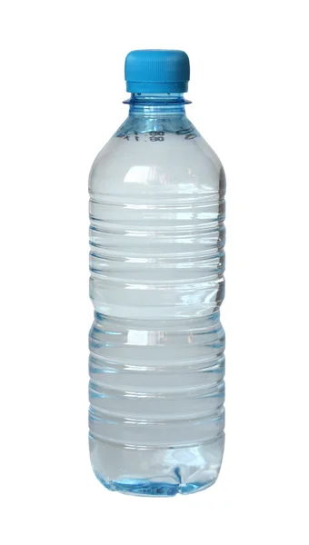 Garrafa de plástico com água. — Fotografia de Stock