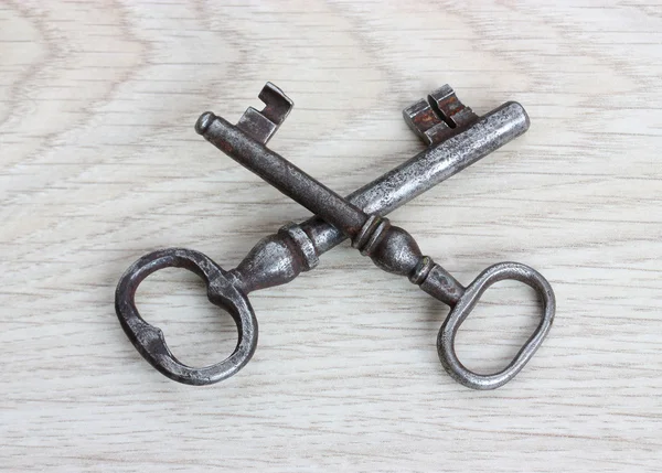 Duas chaves antigas . — Fotografia de Stock