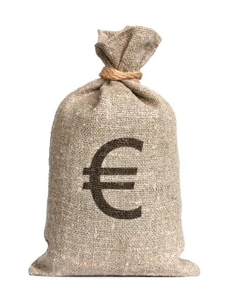Zak van euro. — Stockfoto