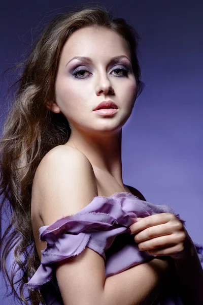 Beleza violeta — Fotografia de Stock