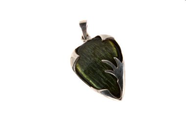 Green Labradorite Pendant clipart