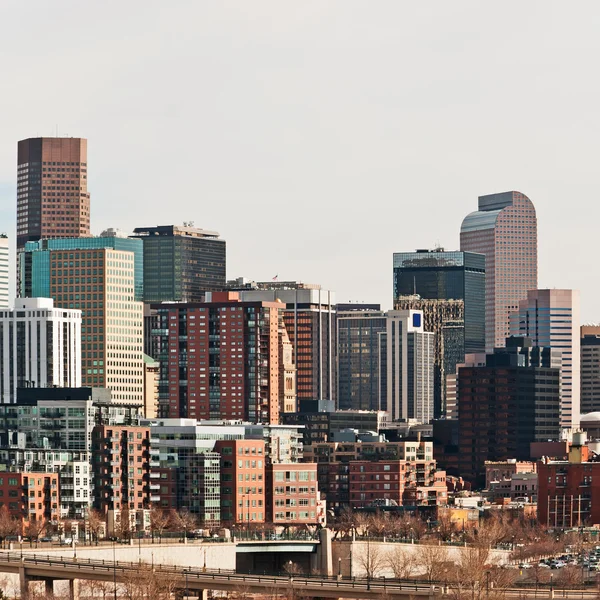 Zona centro città di Denver colorado — Foto Stock