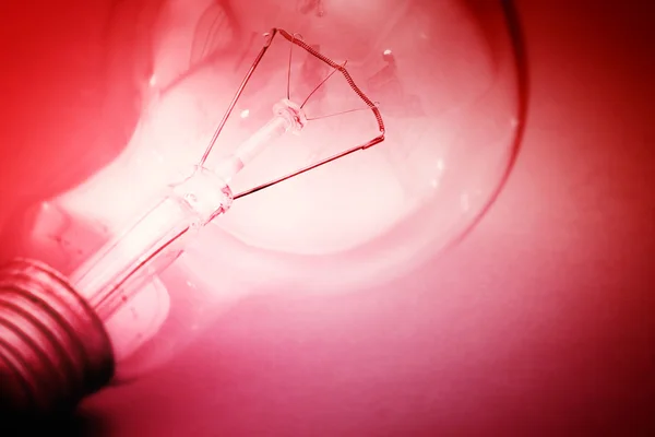 点灯している電球の背景 — ストック写真