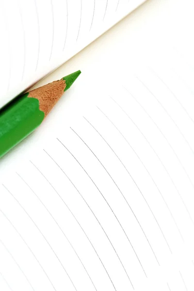 연필 및 의제 — 스톡 사진