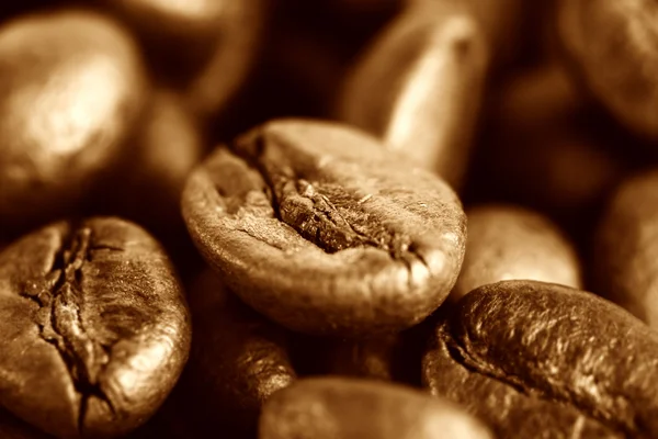 Duftende gebratene Kaffeebohnen — Stockfoto