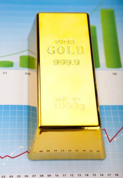 Стоимость золота — стоковое фото
