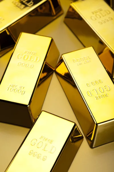 Stack of gold bar — Stock Photo, Image