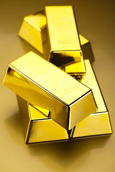 Concepto de finanzas, barras de oro —  Fotos de Stock