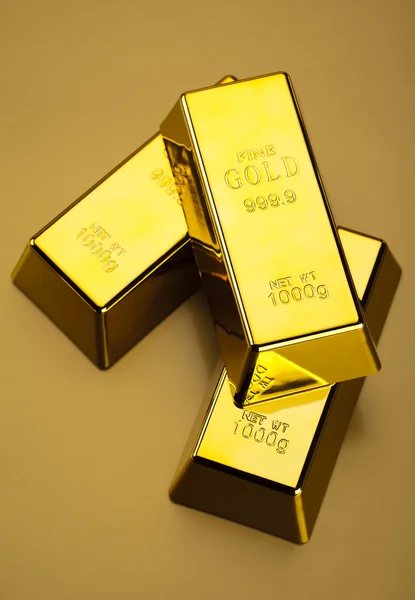Pila de barra de oro —  Fotos de Stock