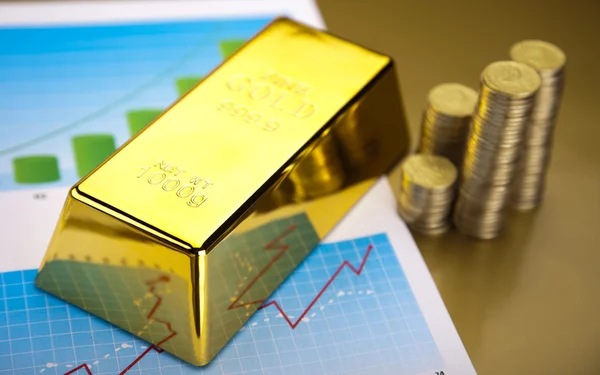 Gold bullion — Stock Photo, Image
