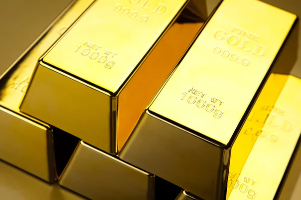 Gold bullions — Stock fotografie