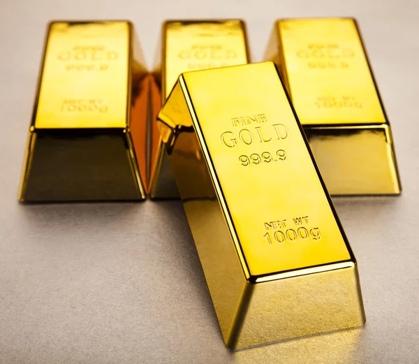 Стек золотої смуги — стокове фото