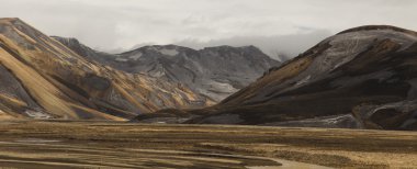 dağ manzarası, landmannalaugar, İzlanda