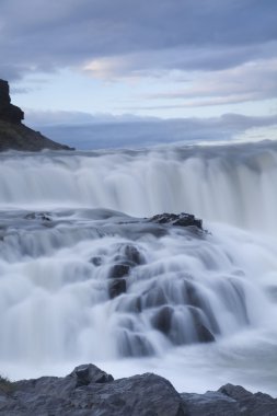 Gullfoss, Iceland waterfall clipart