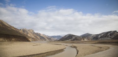 dağ manzarası, landmannalaugar, İzlanda