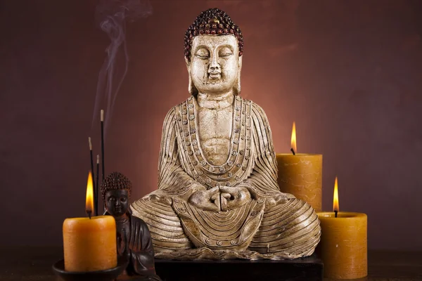 Άγαλμα του Βούδα στο ένα διαλογισμό — Φωτογραφία Αρχείου