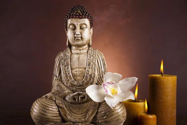 촛불 부처님 — 스톡 사진