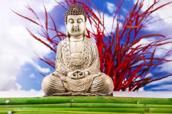Zen posągu Buddy — Zdjęcie stockowe