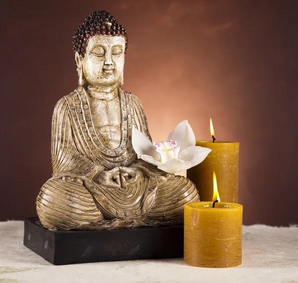 Buddha i begreppsmässig zen — Stockfoto