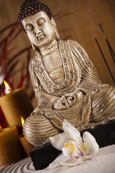 Buda con vela —  Fotos de Stock