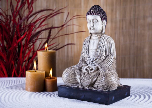 Статуя Будди в медитації — стокове фото