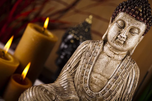 Statua di Buddha in meditazione — Foto Stock