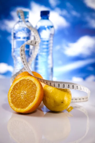 Концепция здорового образа жизни, фрукты — стоковое фото