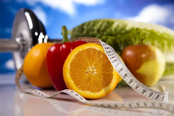 Concetto di stile di vita sano, dieta e fitness — Foto Stock