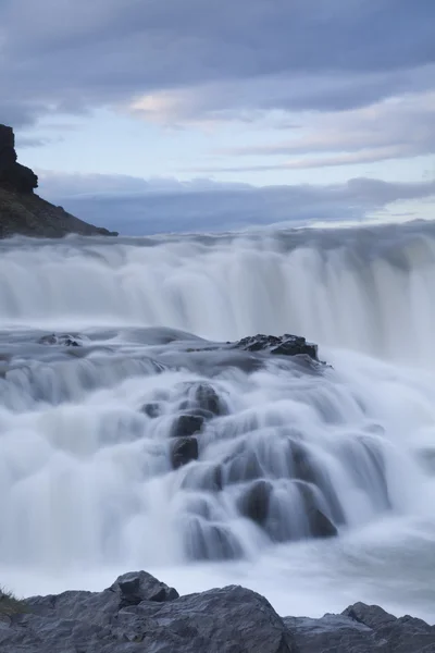 Gullfoss，冰岛瀑布 — 图库照片