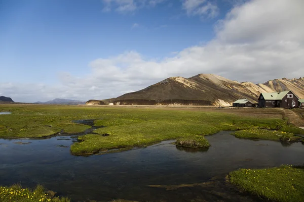 Górskiej, landmannalaugar, Islandia — Zdjęcie stockowe