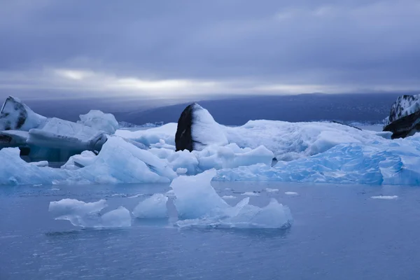 在冰岛冰川 — 图库照片