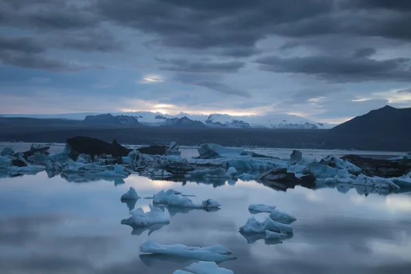 Παγετώνας μέσα Ισλανδία — Φωτογραφία Αρχείου