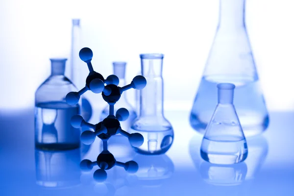 Chemicznych szkła laboratoryjnego — Zdjęcie stockowe