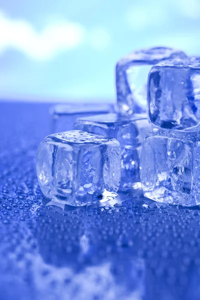 Ice, and cubes — Stock Photo, Image