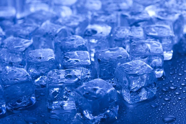 Fundo com cubos de gelo — Fotografia de Stock