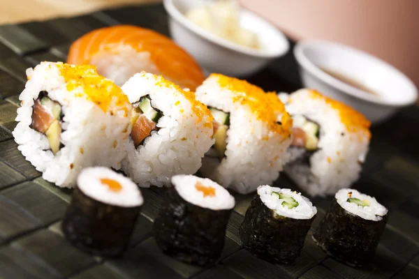 Collectie van sushi — Stockfoto
