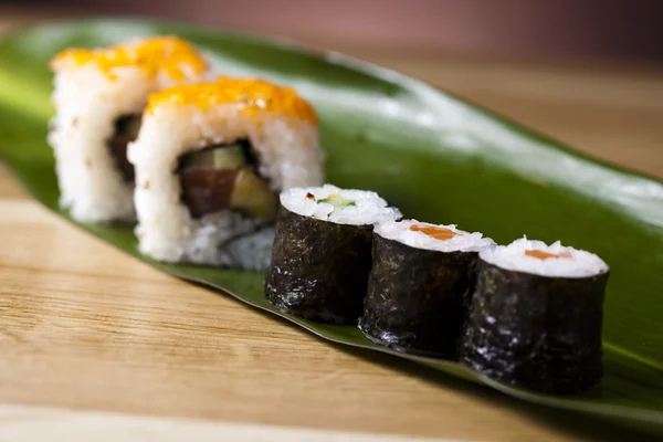 Sushi, kapat. — Stok fotoğraf