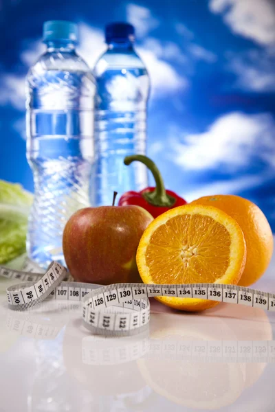 Sağlıklı yaşam tarzı konsepti, diyet ve fitness — Stok fotoğraf