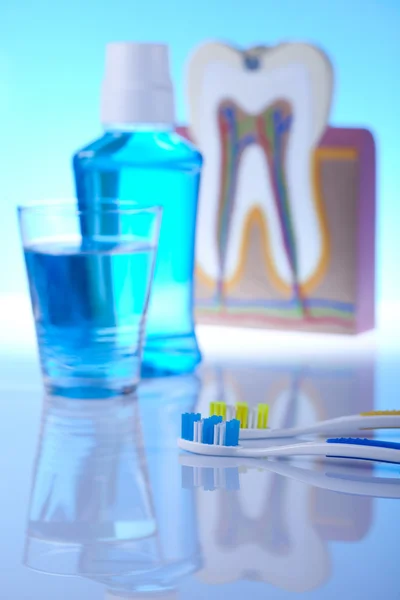 Objekte der Zahngesundheit — Stockfoto