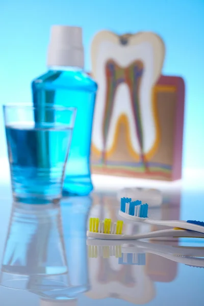 Objekte der Zahngesundheit — Stockfoto