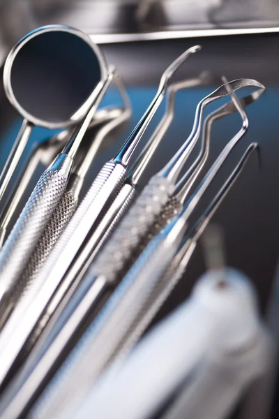 Set di strumenti dentali — Foto Stock