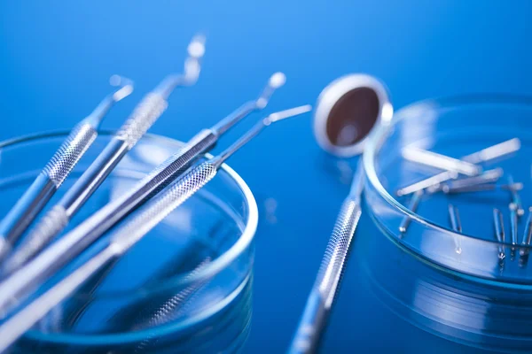 Zestaw narzędzi dentystycznych — Zdjęcie stockowe